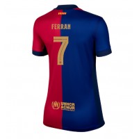 Dres Barcelona Ferran Torres #7 Domáci pre Ženy 2024-25 Krátky Rukáv